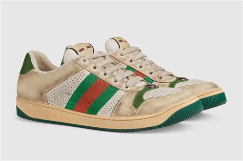 gucci dirty shoes price|Gucci distressed shoes.